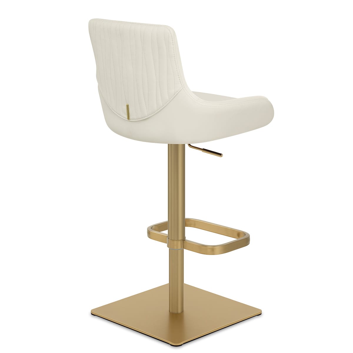 Sgabello Oro Spazzolato - Olivia Crema