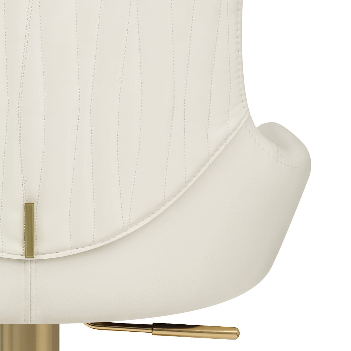 Sgabello Oro Spazzolato - Olivia Crema