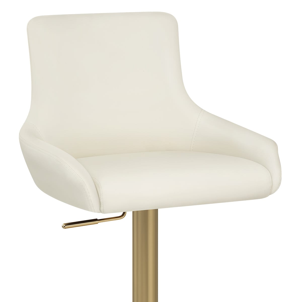 Sgabello Oro Spazzolato - Olivia Crema