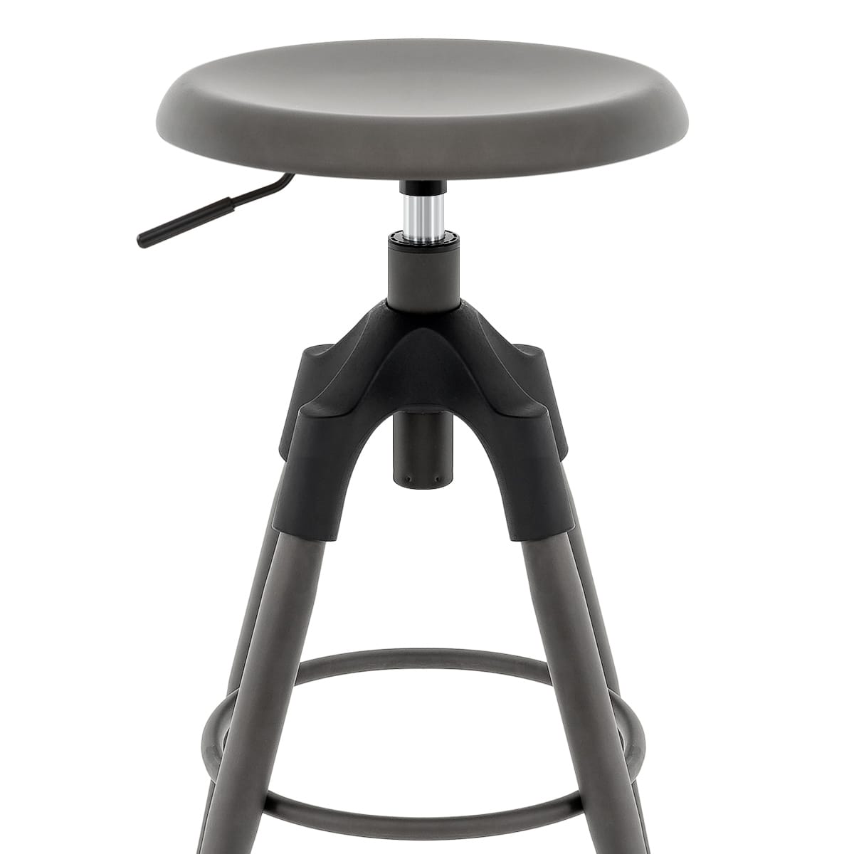 Sgabello Metallo - Onyx Grigio