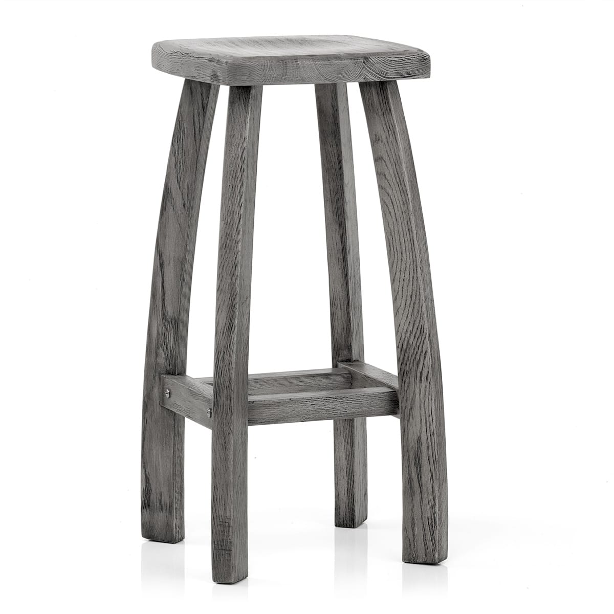 Sgabello Legno - Oslo Grigio