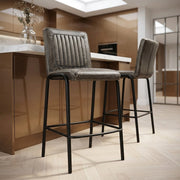 Sgabello Ecopelle - Osprey Grigio