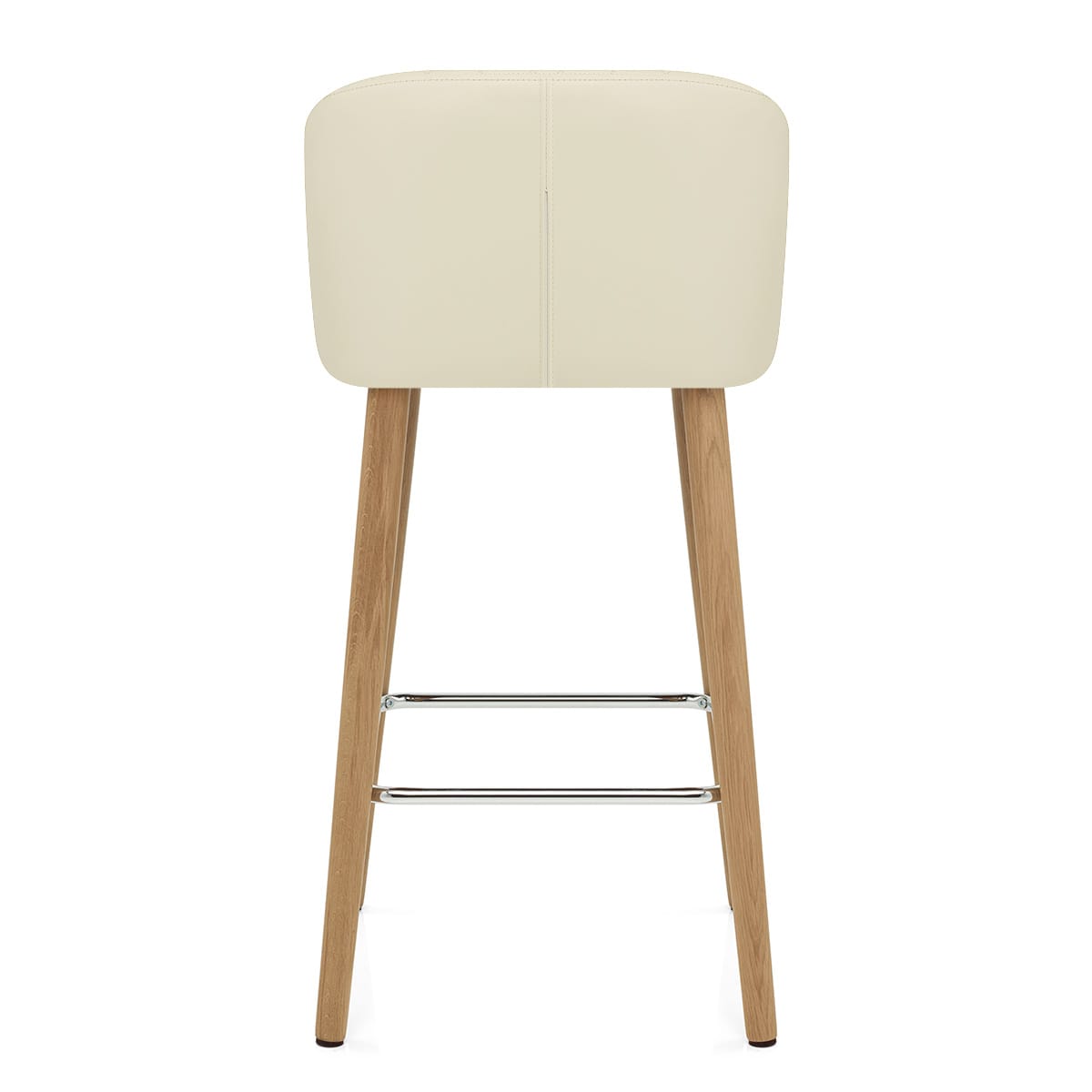 Sgabello Ecopelle Quercia - Pacific Crema
