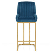 Sgabello Velluto - Paget Blu