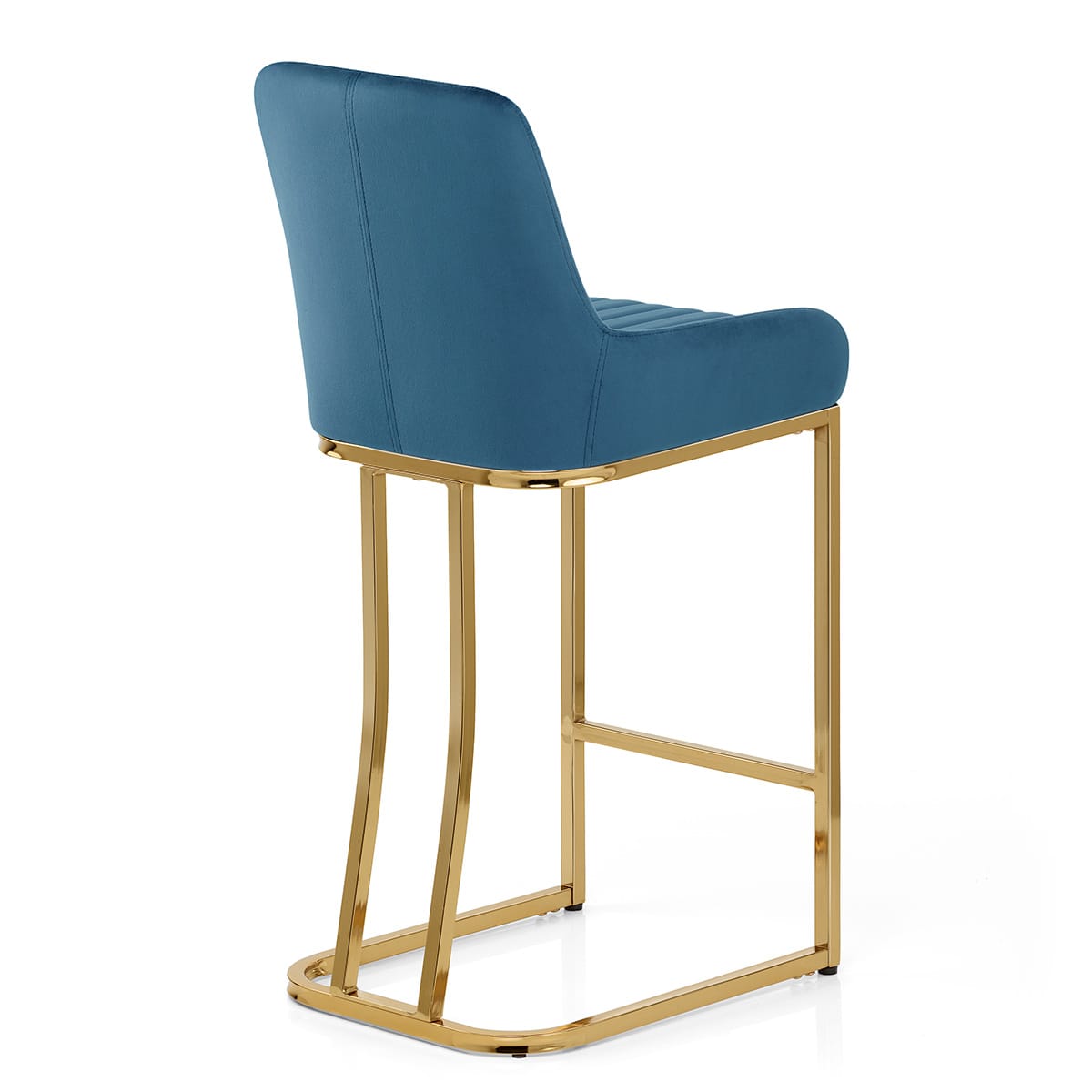 Sgabello Velluto - Paget Blu