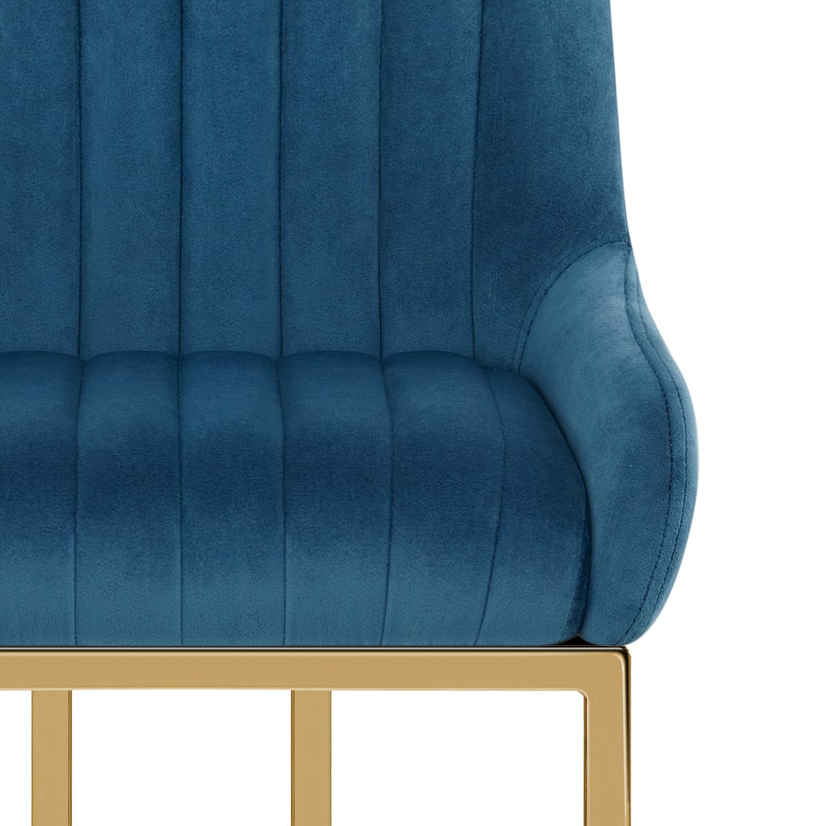 Sgabello Velluto - Paget Blu