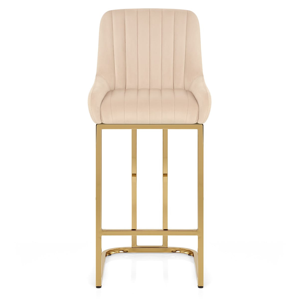 Sgabello Velluto - Paget Crema