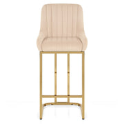 Sgabello Velluto - Paget Crema