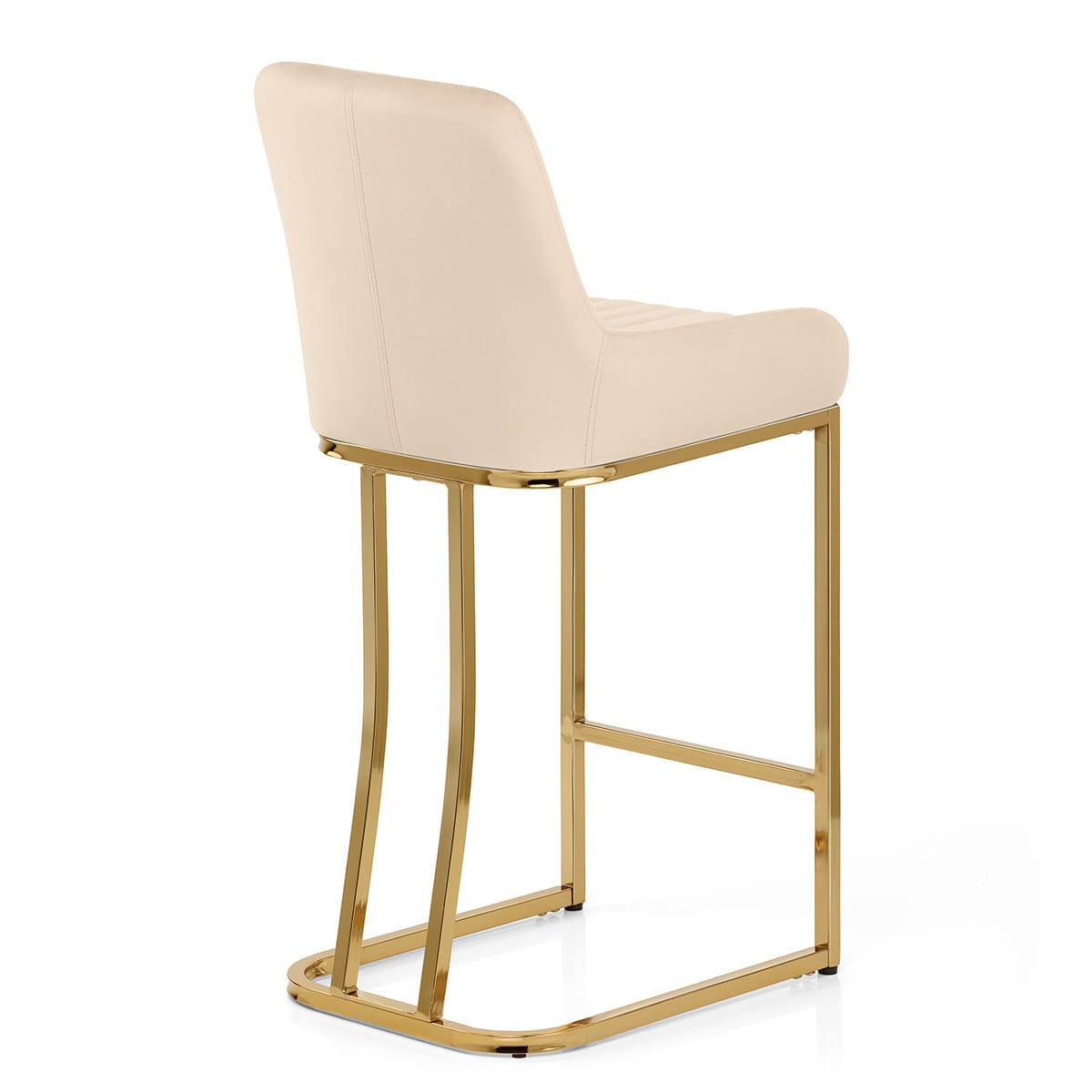 Sgabello Velluto - Paget Crema