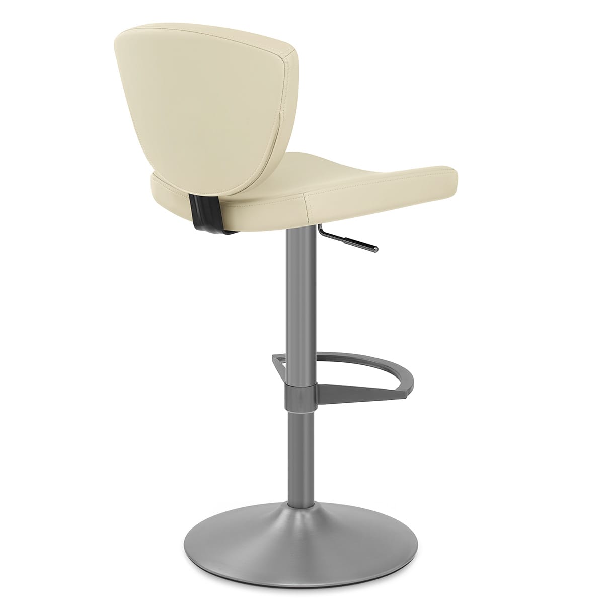 Sgabello Vera Pelle - Pearl Crema