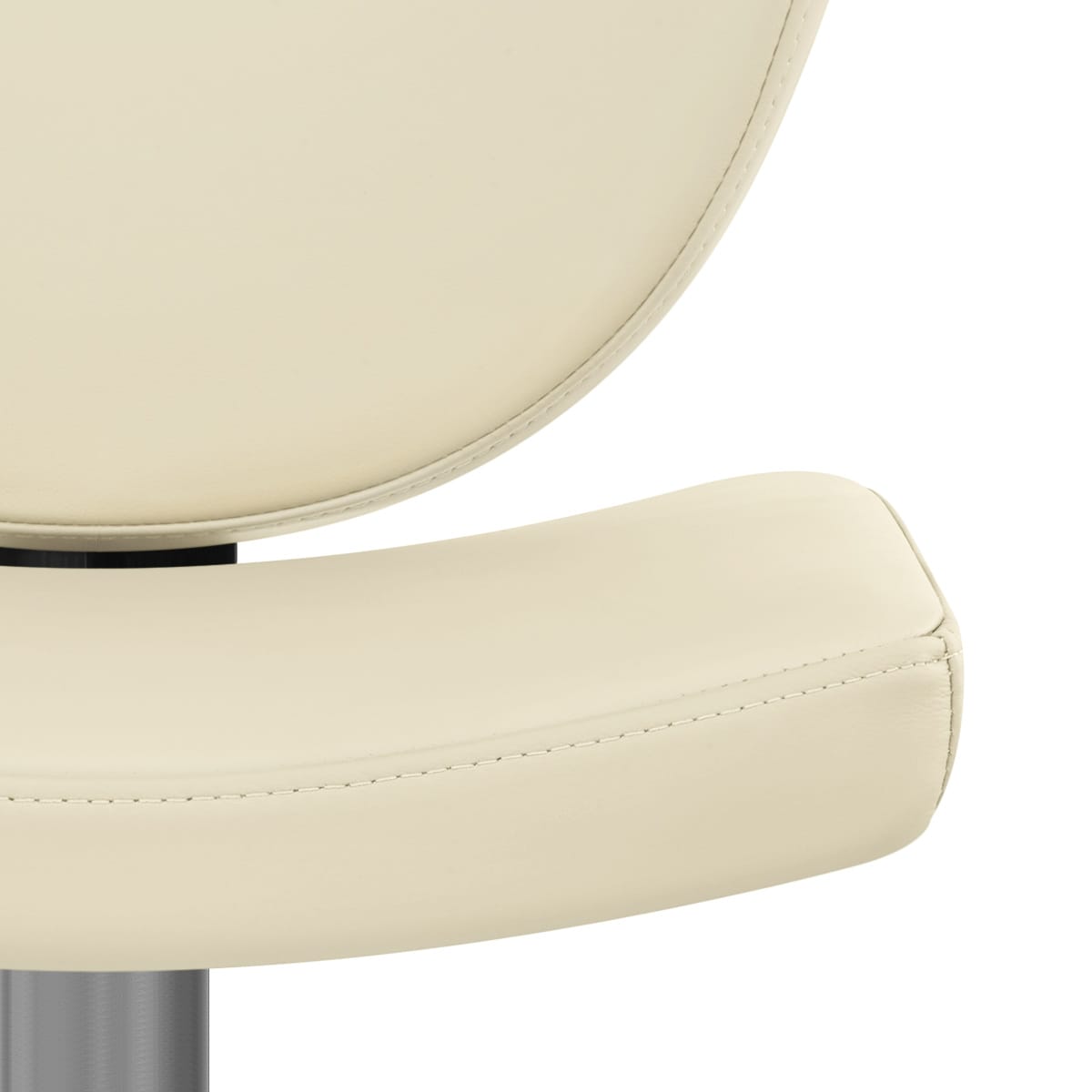 Sgabello Vera Pelle - Pearl Crema