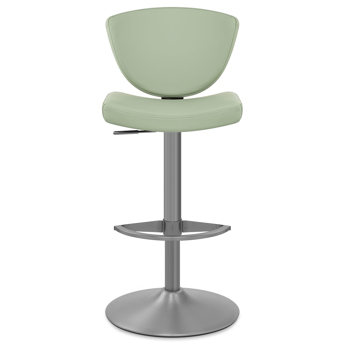 Sgabello Vera Pelle - Pearl Verde