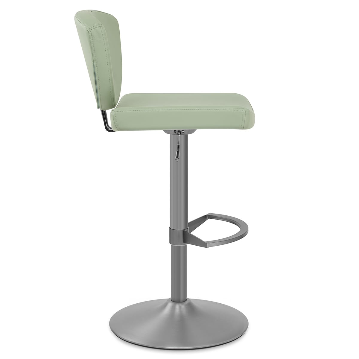 Sgabello Vera Pelle - Pearl Verde
