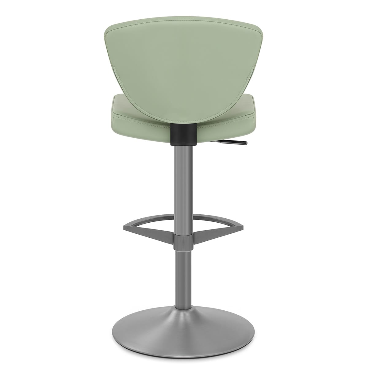 Sgabello Vera Pelle - Pearl Verde