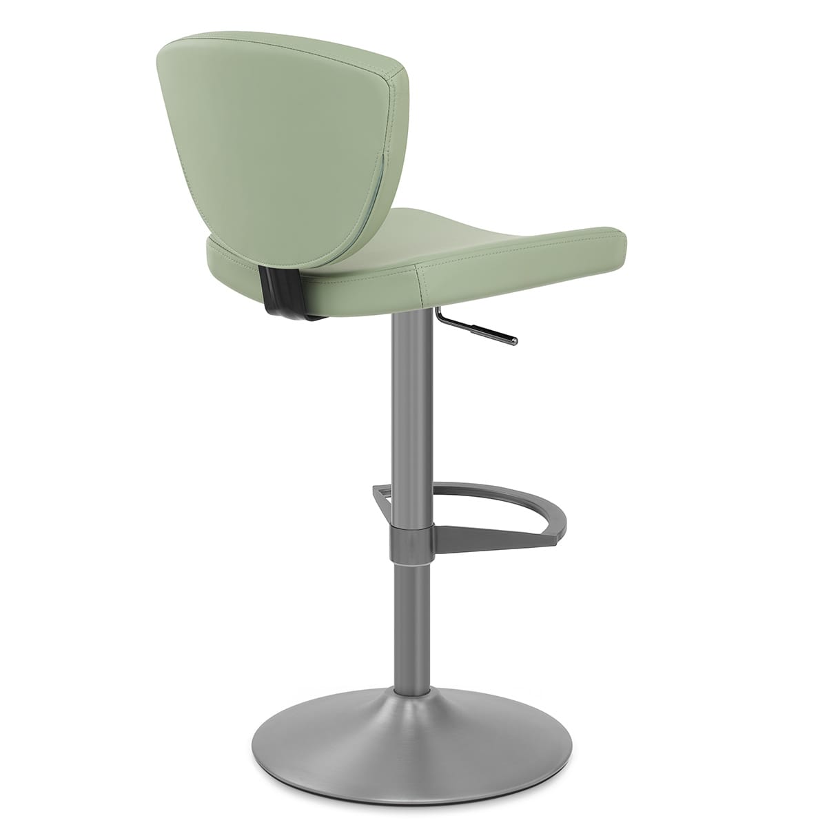 Sgabello Vera Pelle - Pearl Verde