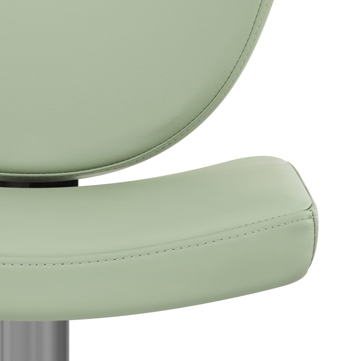 Sgabello Vera Pelle - Pearl Verde
