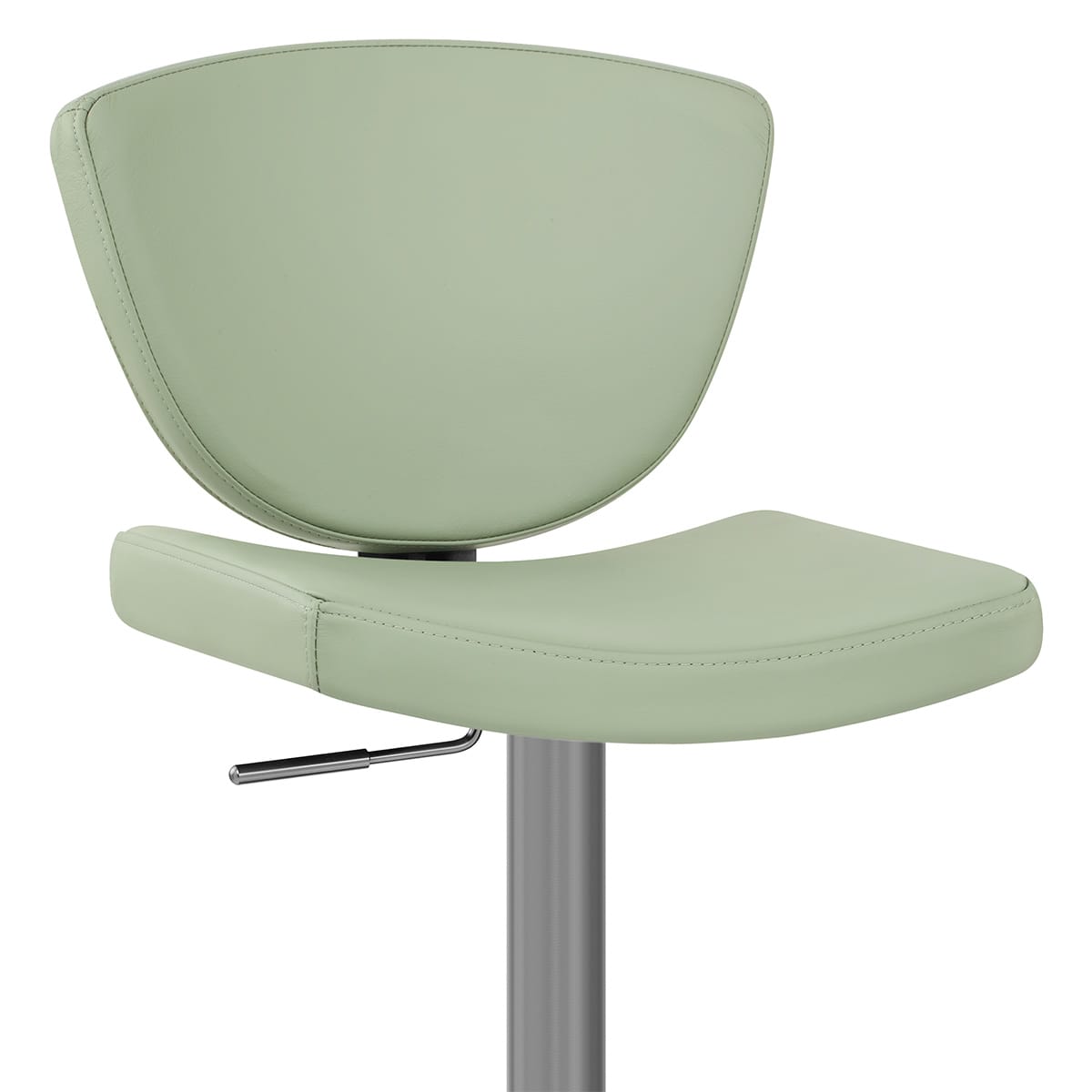 Sgabello Vera Pelle - Pearl Verde