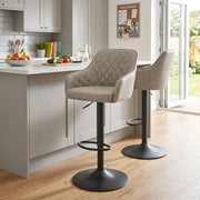 Sgabello Ecopelle - Perth Crema