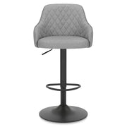 Sgabello Ecopelle - Perth Grigio