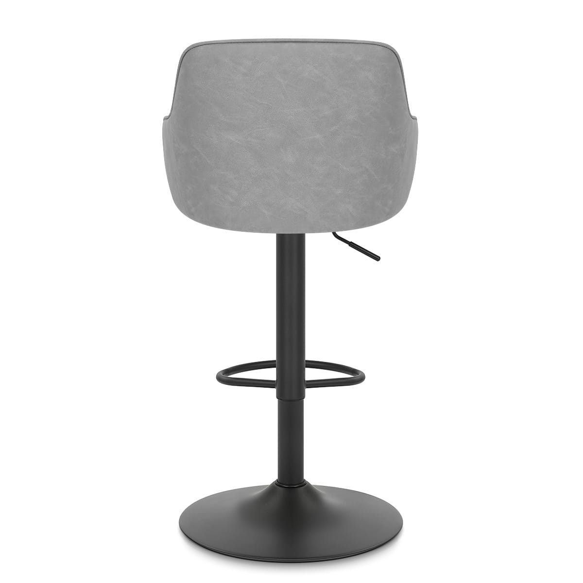 Sgabello Ecopelle - Perth Grigio