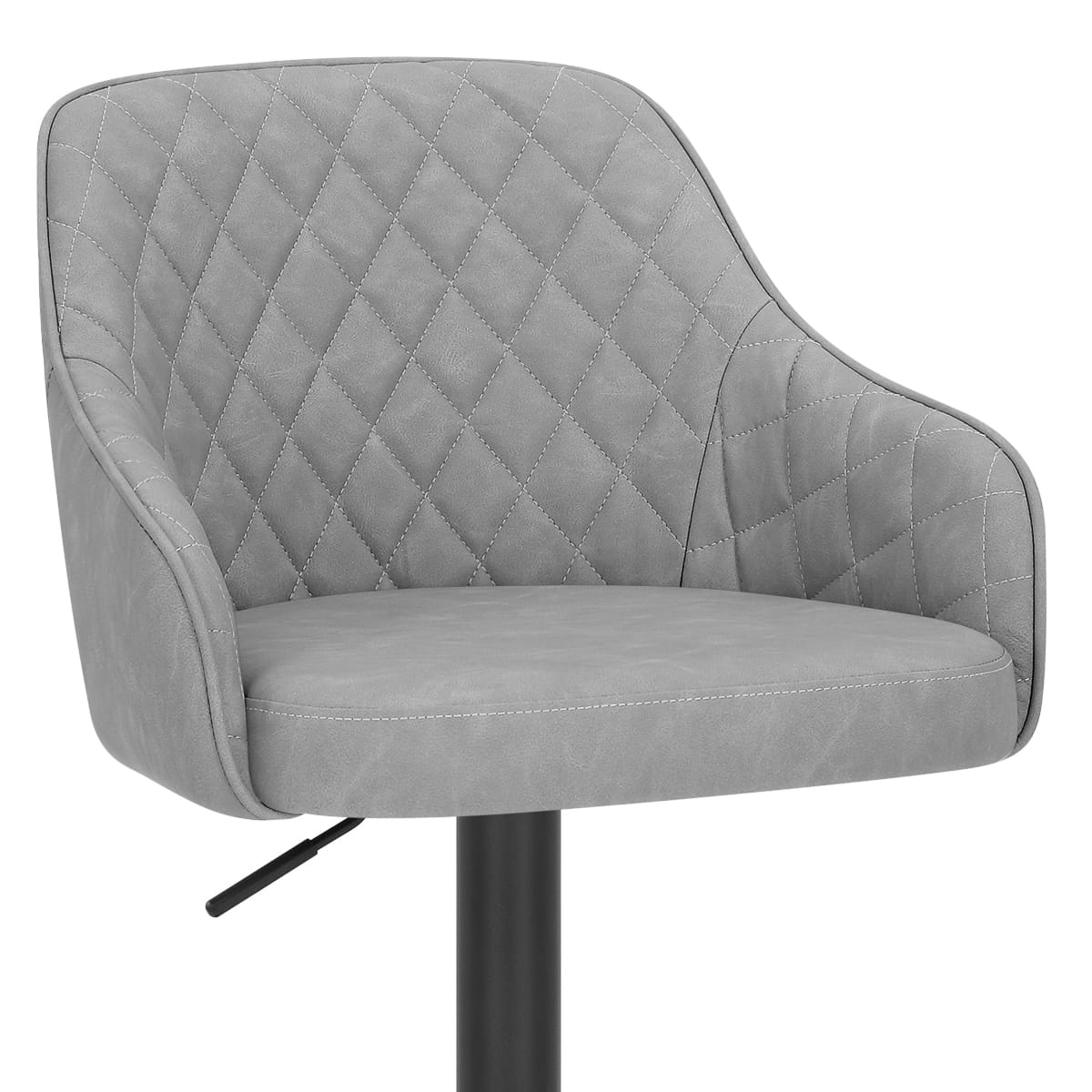 Sgabello Ecopelle - Perth Grigio
