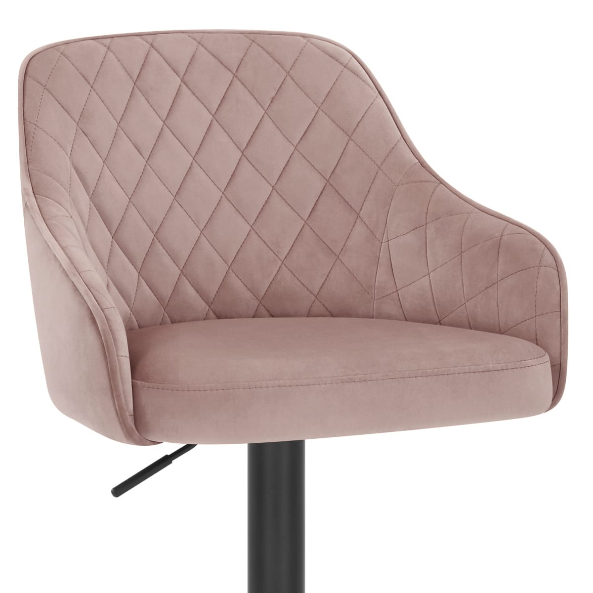 Sgabello Velluto - Perth Rosa