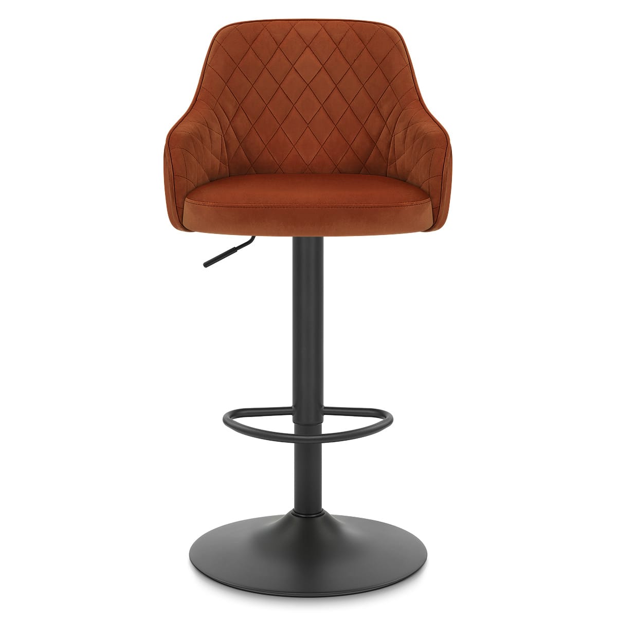 Sgabello Velluto - Perth Marrone