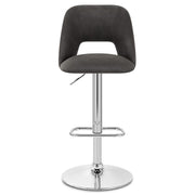 Sgabello Ecopelle - Phoenix Grigio scuro