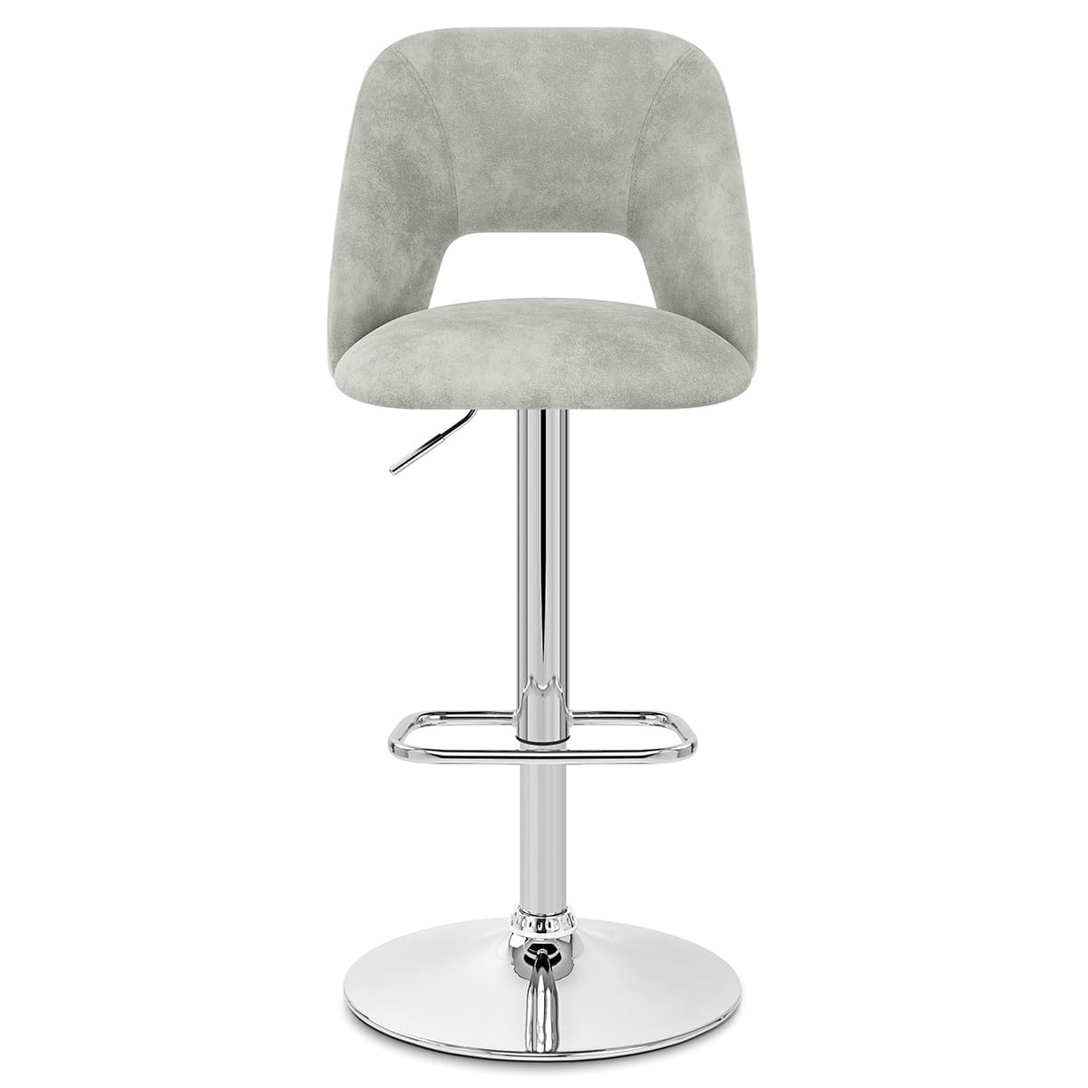 Sgabello Ecopelle - Phoenix Grigio