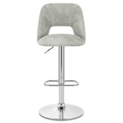 Sgabello Ecopelle - Phoenix Grigio
