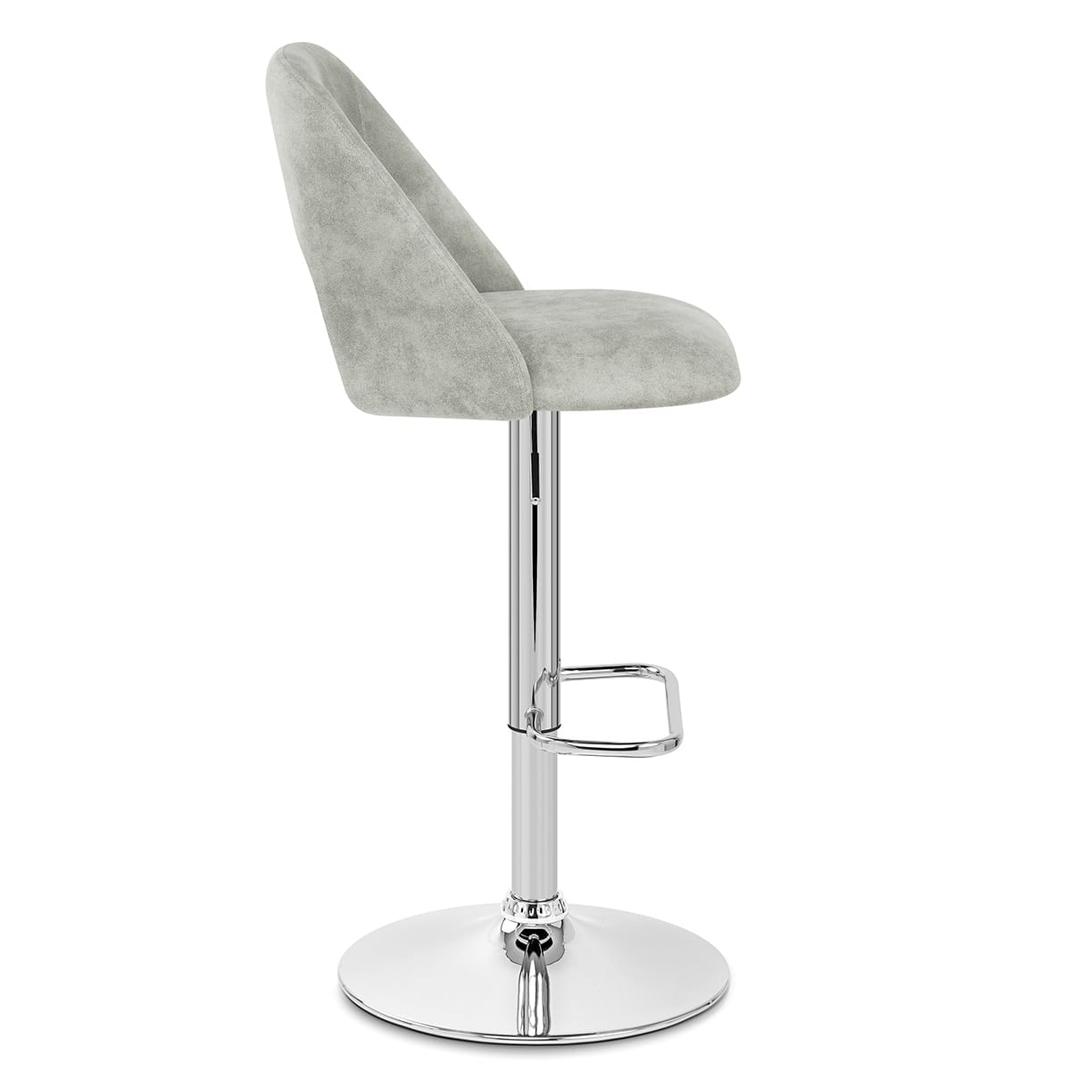Sgabello Ecopelle - Phoenix Grigio
