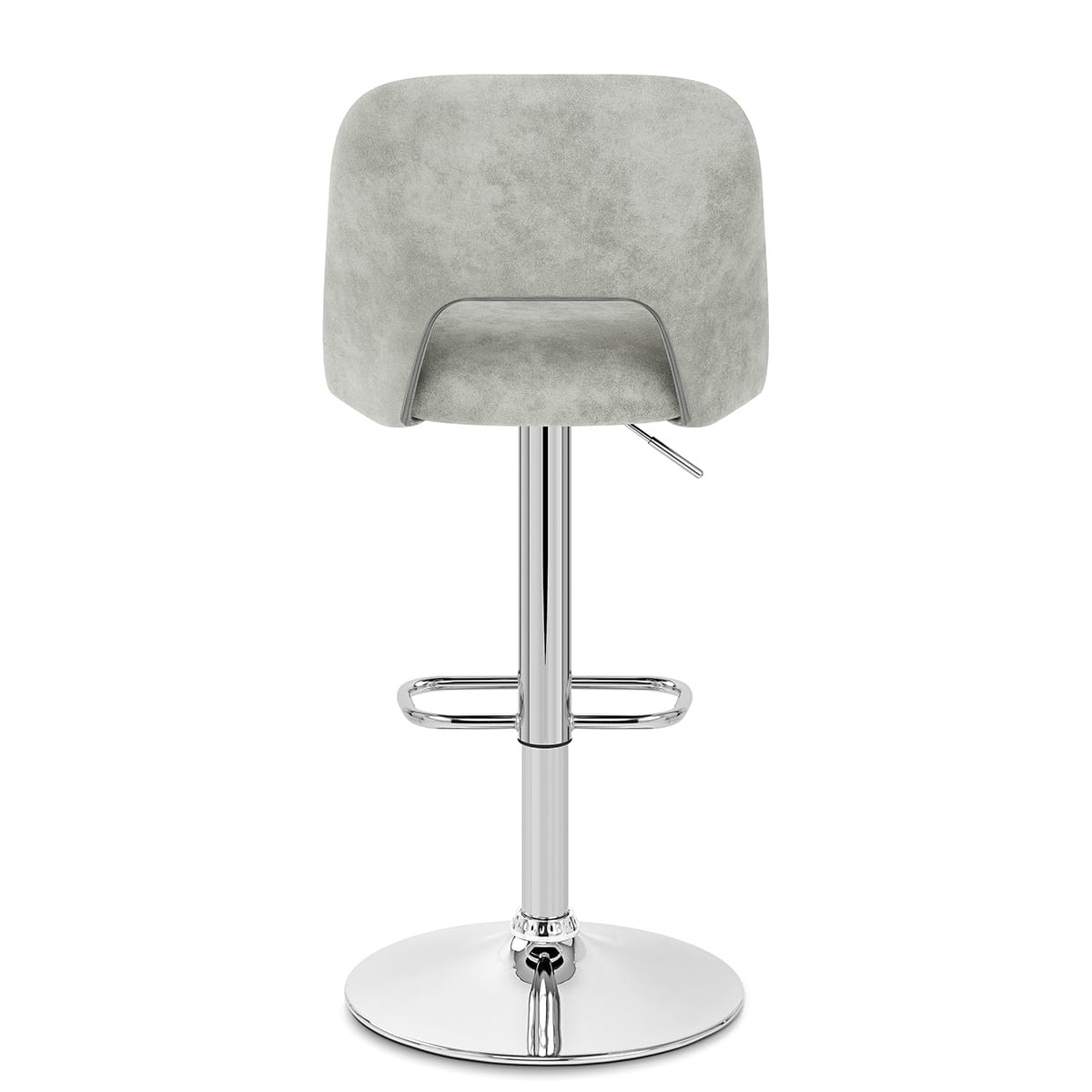 Sgabello Ecopelle - Phoenix Grigio