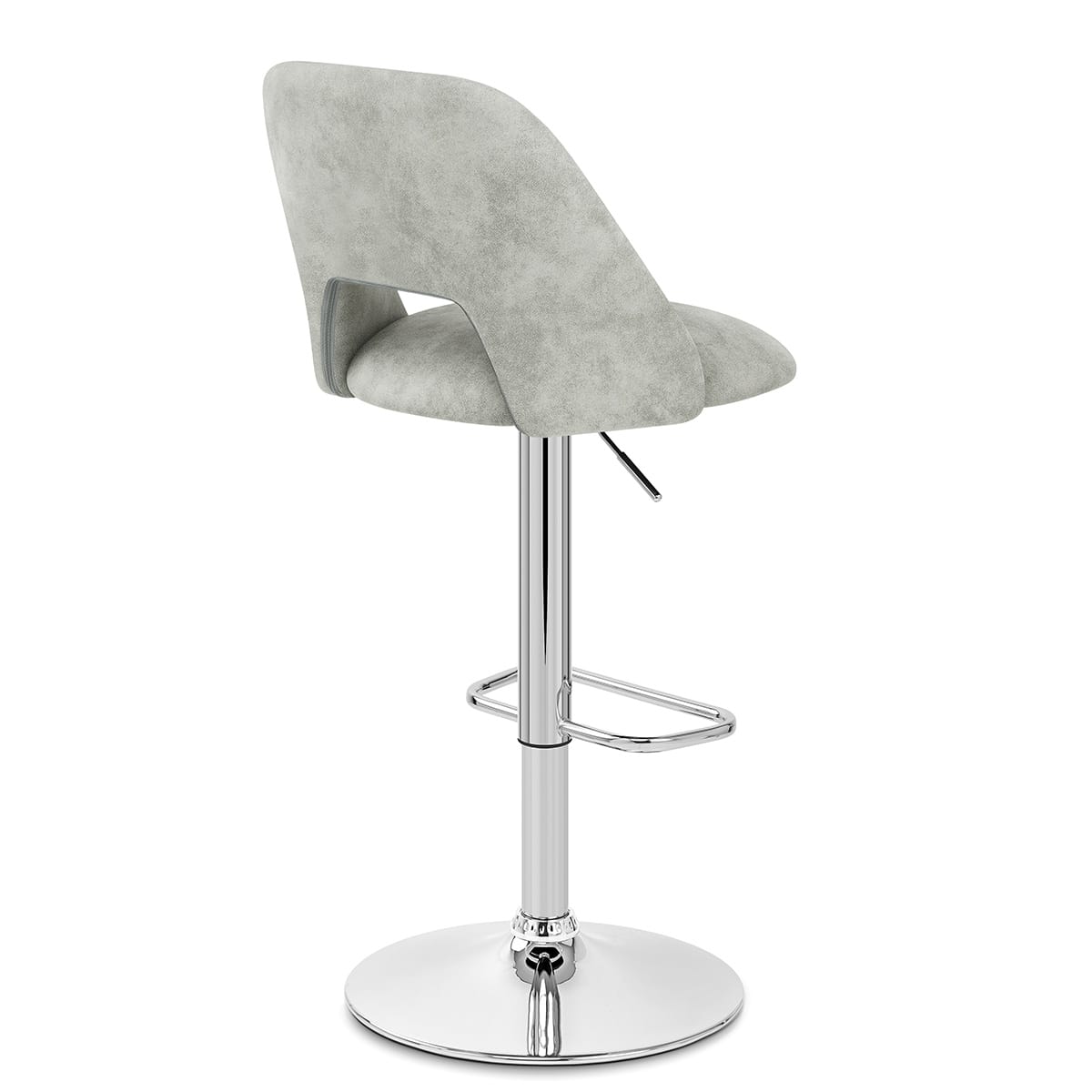 Sgabello Ecopelle - Phoenix Grigio