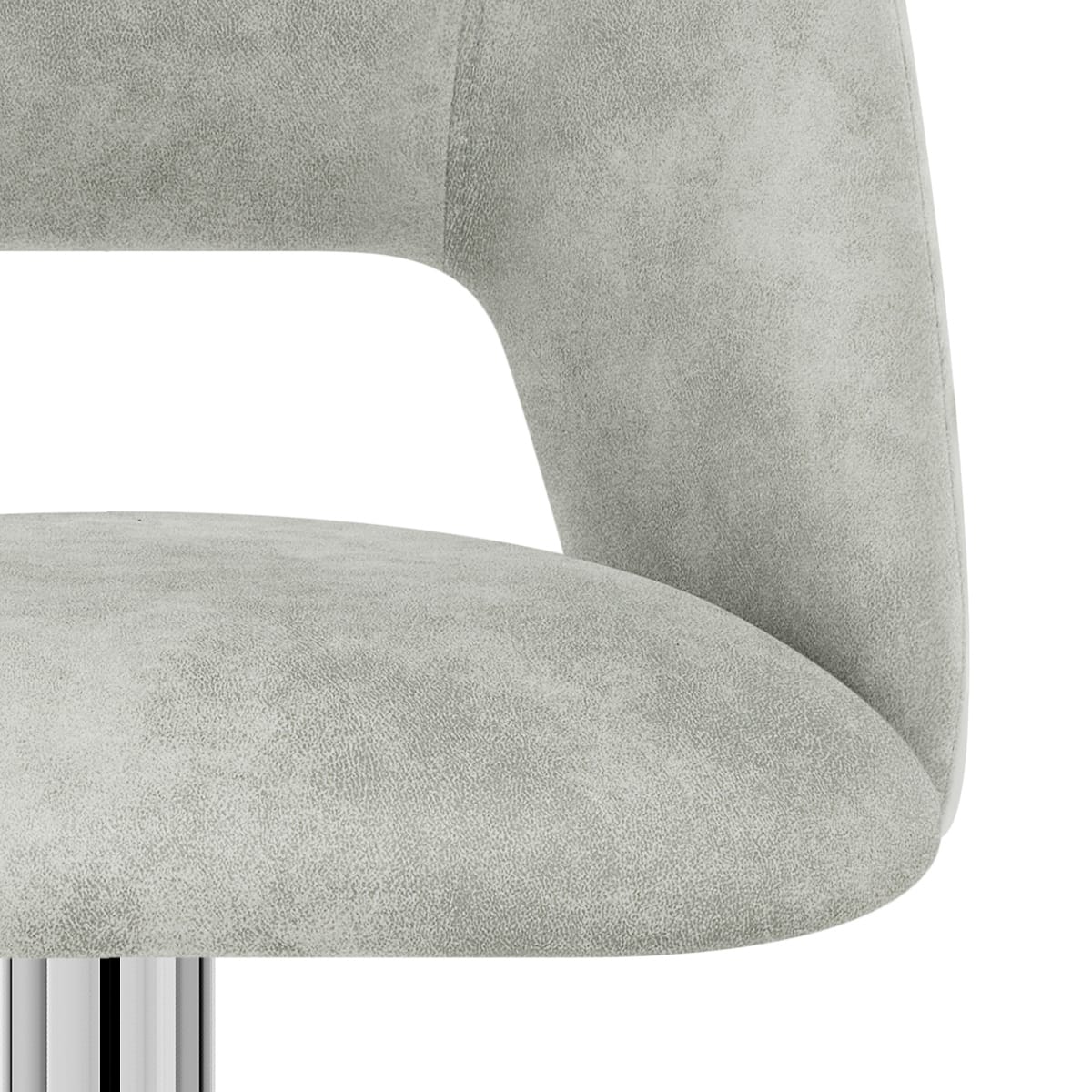 Sgabello Ecopelle - Phoenix Grigio