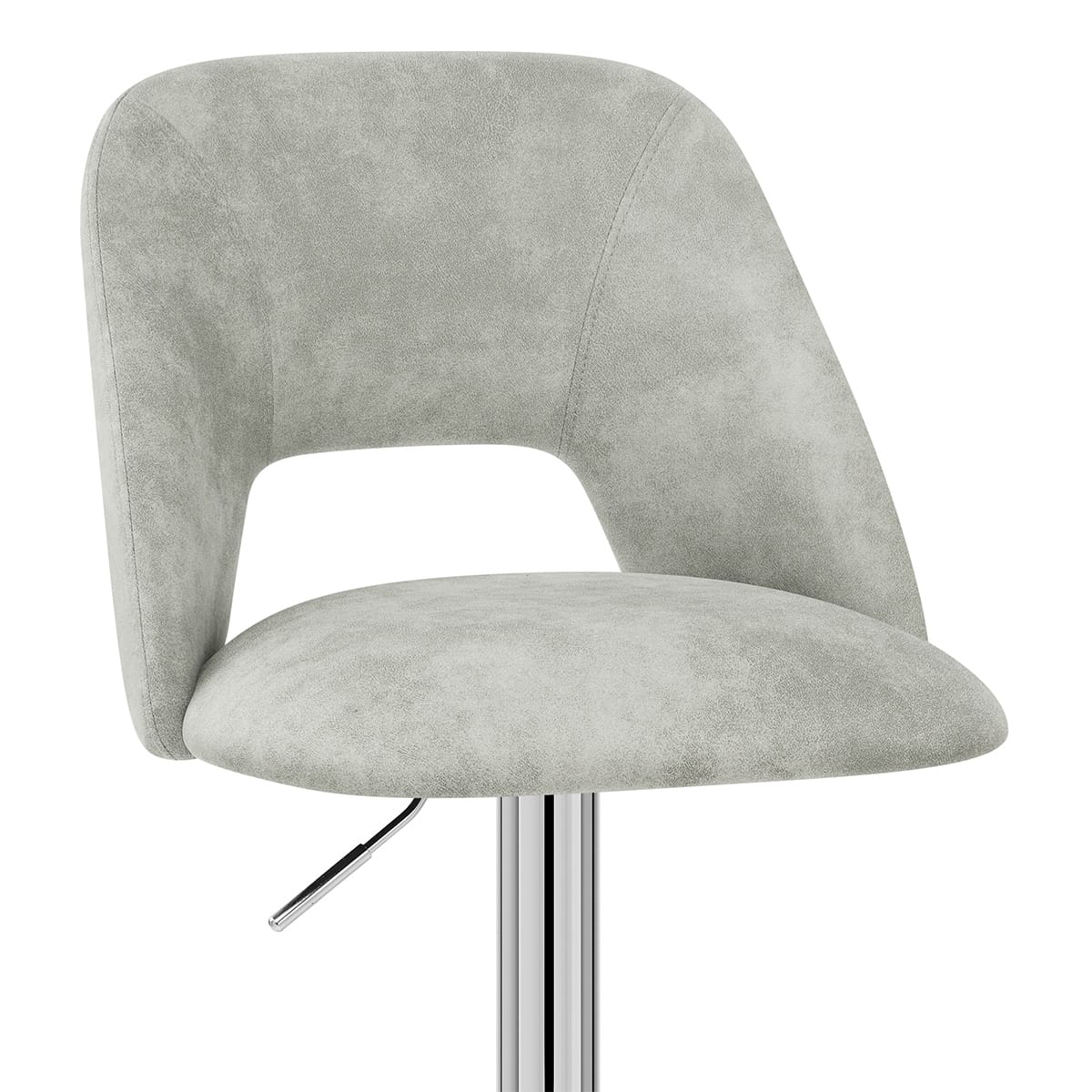 Sgabello Ecopelle - Phoenix Grigio