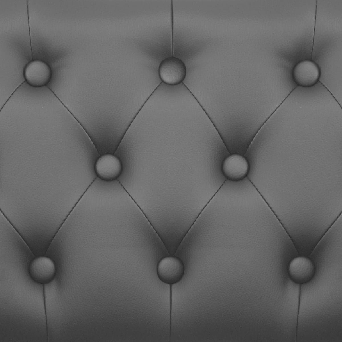 Sgabelli Ecopelle Cromato - Polaris Grigio