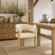 Sedia da pranzo Ecopelle Metallo - Polo Beige