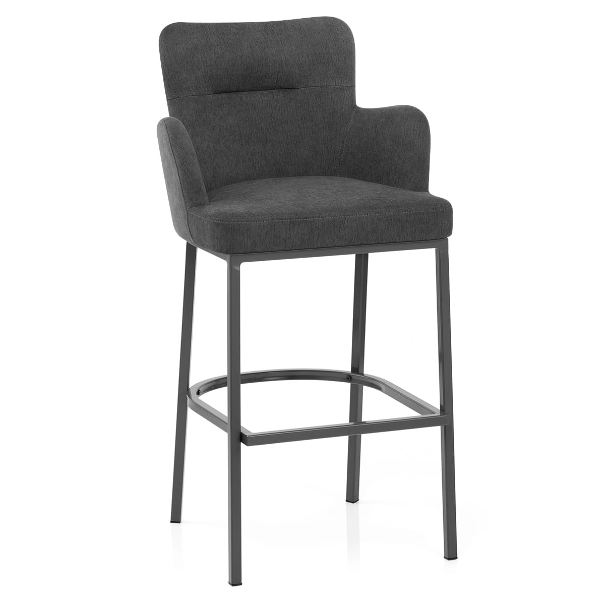 Sgabello Tessuto - Porter Grigio scuro