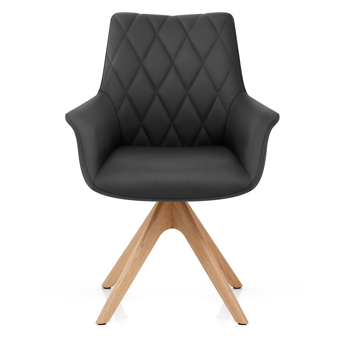 Sedia Vera Pelle Quercia - Portobello Nero