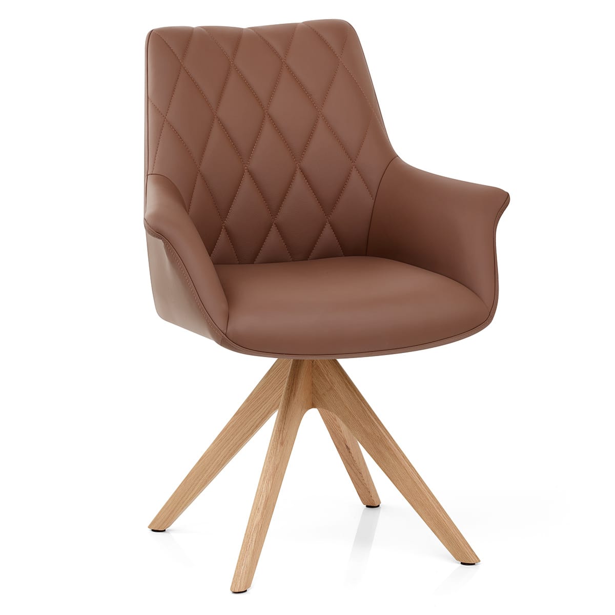 Sedia Vera Pelle Quercia - Portobello Marrone
