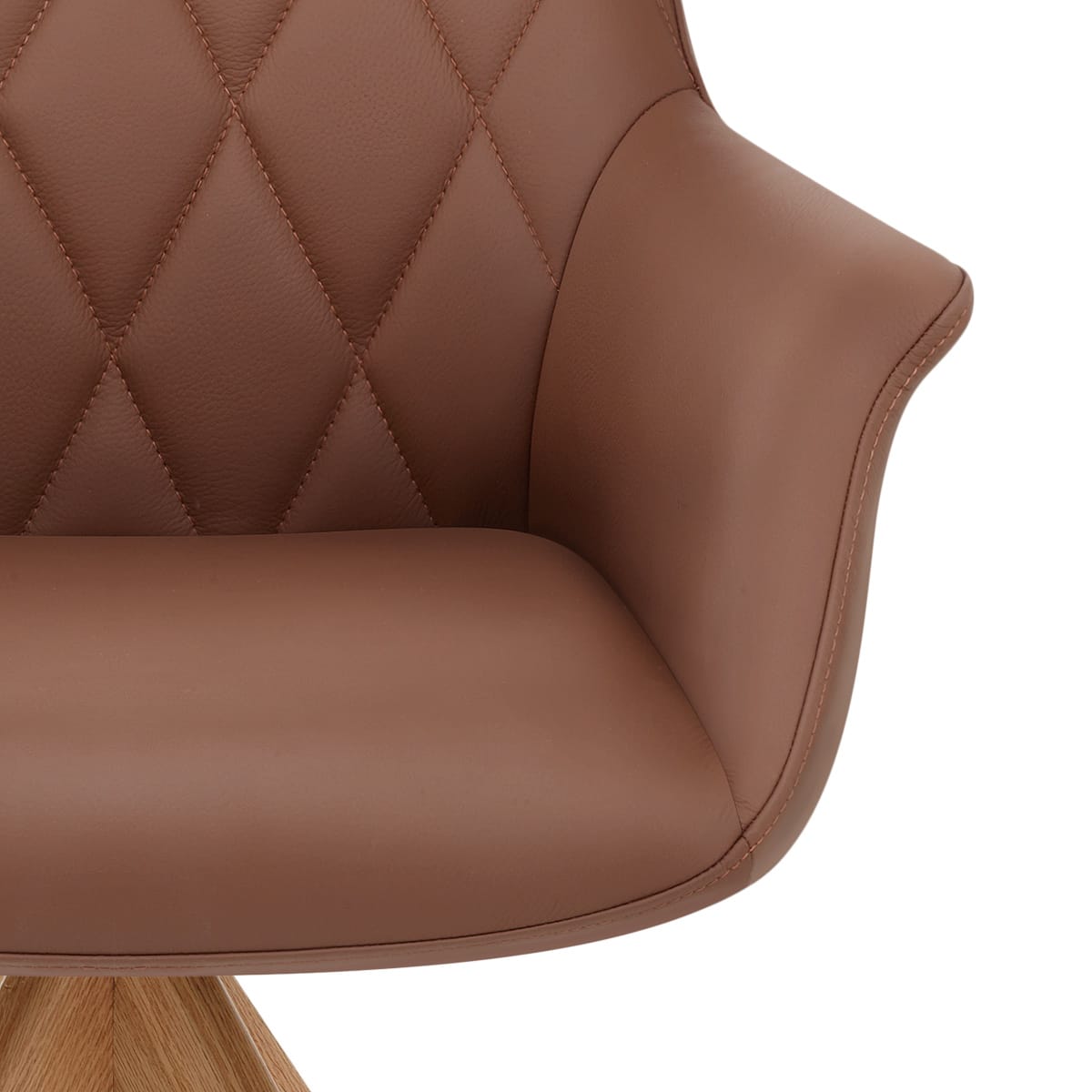 Sedia Vera Pelle Quercia - Portobello Marrone