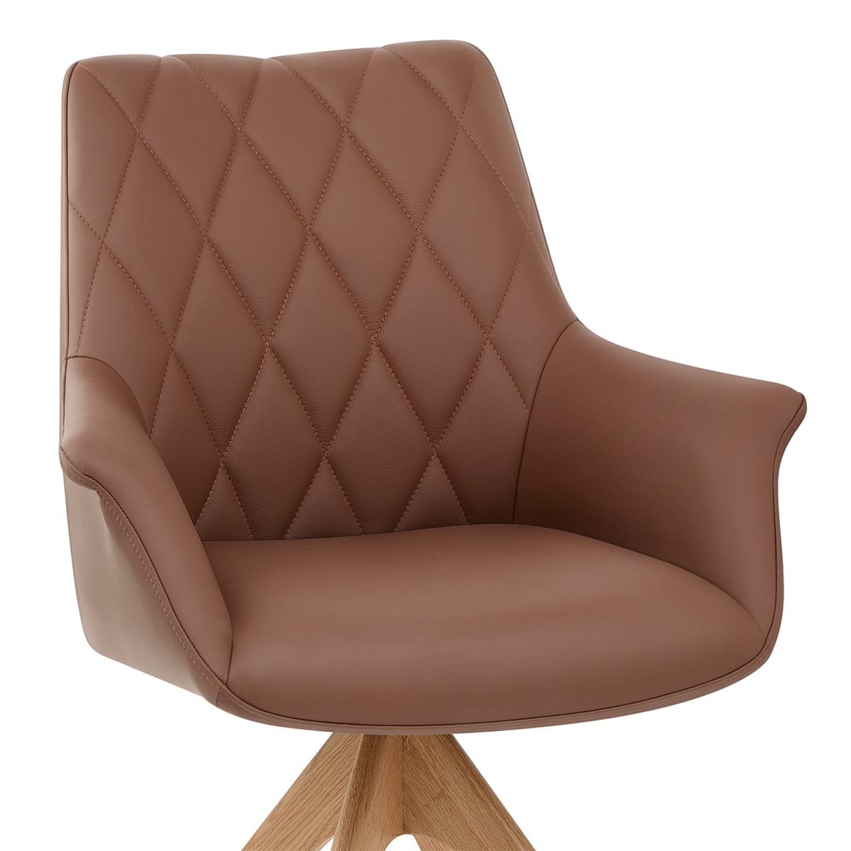 Sedia Vera Pelle Quercia - Portobello Marrone