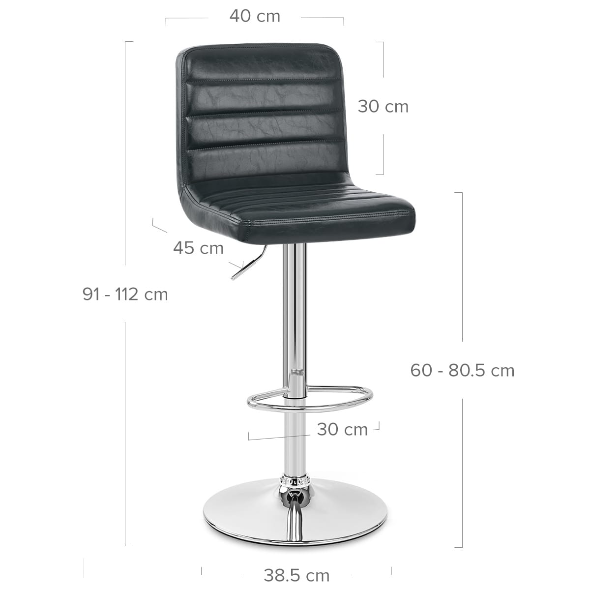 Sgabello Ecopelle Anticata - Prime Blu Scuro