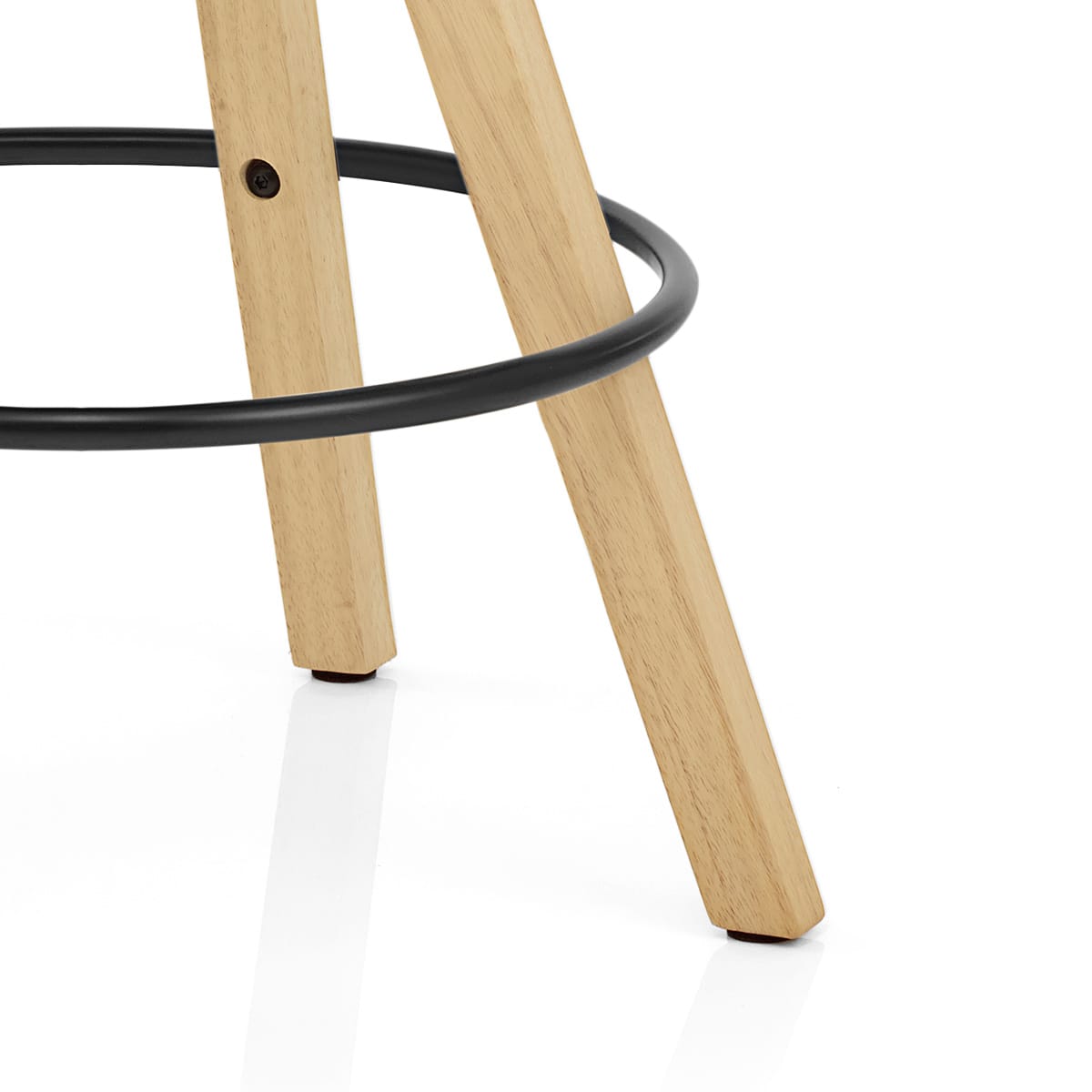 Sgabello Velluto Legno - Prism Verde