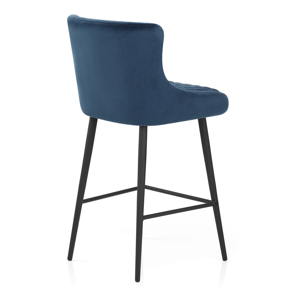 Sgabello Velluto - Provence Blu