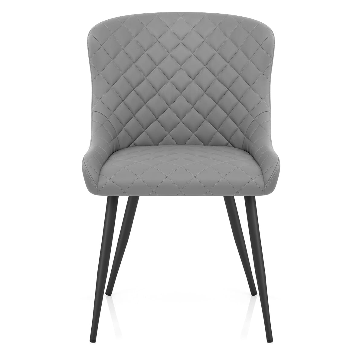 Sedia Ecopelle Metallo - Provence Grigio