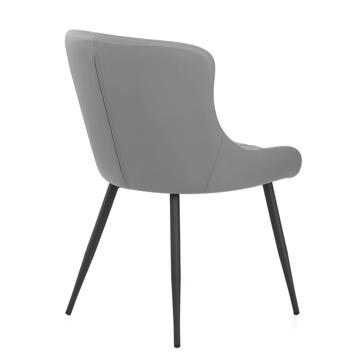 Sedia Ecopelle Metallo - Provence Grigio