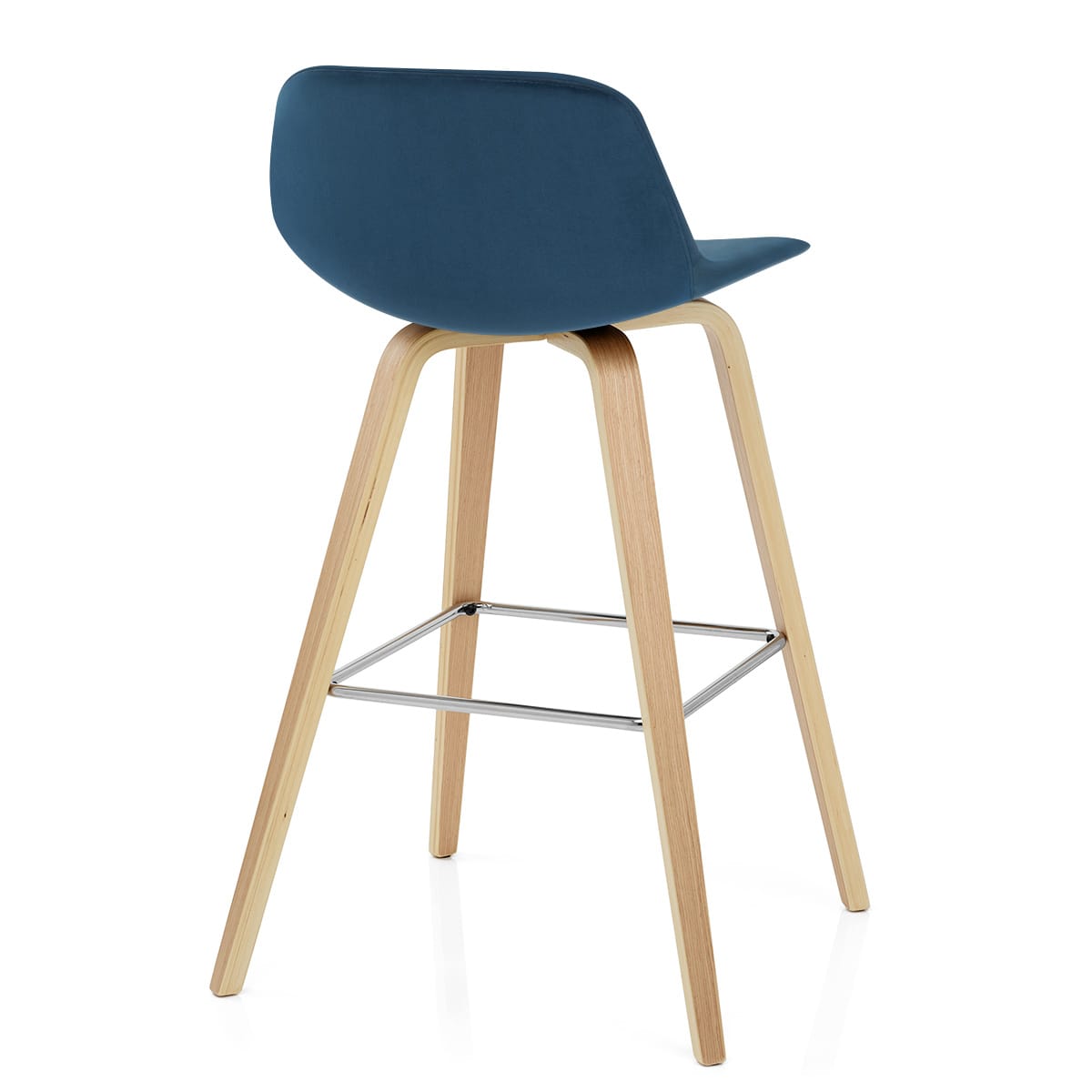 Sgabello Velluto - Reef Blu