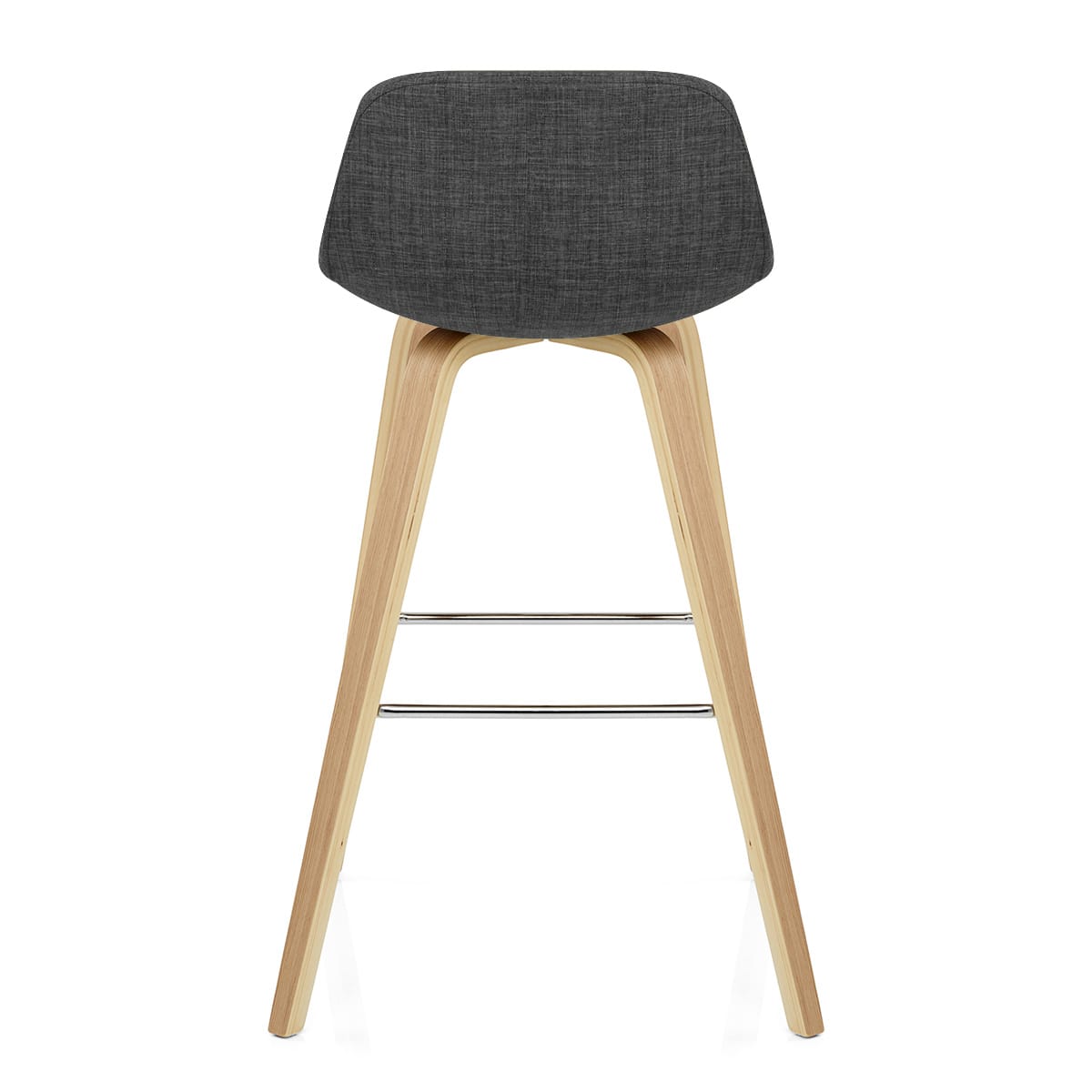 Sgabello Tessuto Legno - Reef Grigio scuro