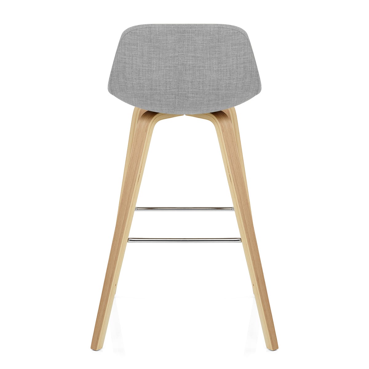 Sgabello Tessuto Quercia - Reef Grigio